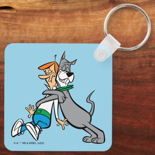 Die Jetsons | George & Astro Hug Schlüsselanhänger (Rückseite)