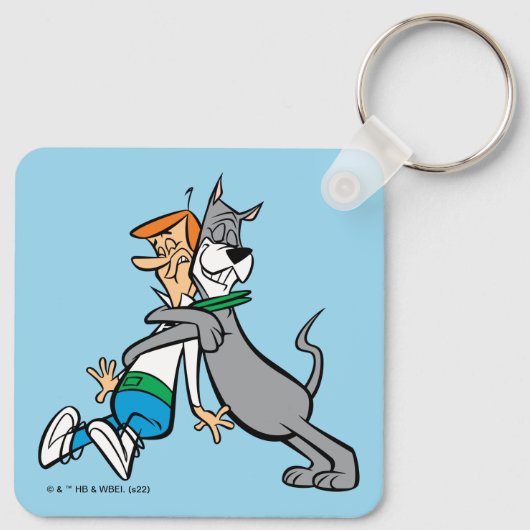 Die Jetsons | George & Astro Hug Schlüsselanhänger (Rückseite)