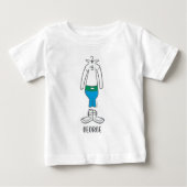 Die Jetsons | George's Anzug Baby T-shirt (Vorderseite)