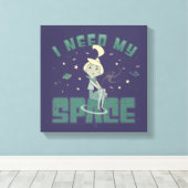 Die Jetsons | Ich brauche meinen Platz Leinwanddruck (Insitu (Holzboden))