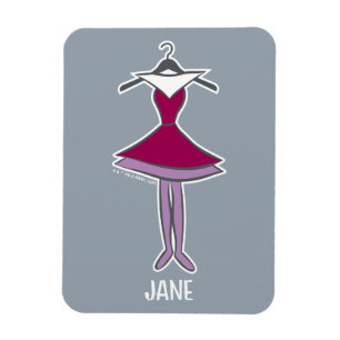 Die Jetsons   Jane-Kleid Magnet