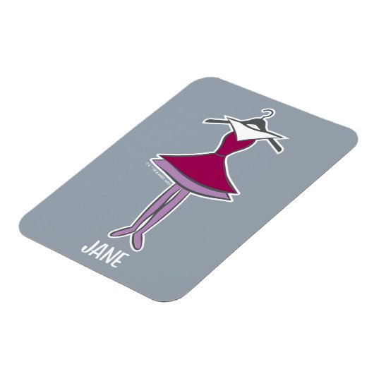 Die Jetsons | Jane-Kleid Magnet (Linke Seite)