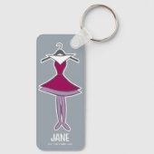 Die Jetsons | Jane-Kleid Schlüsselanhänger (Rückseite)