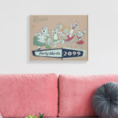 Die Jetsons | Party Wie es ist 2099 Leinwanddruck (Insitu (Wohnzimmer))