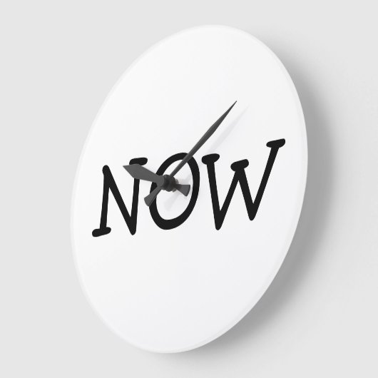 Die "Jetzt"-Uhr Große Wanduhr (Winkel)