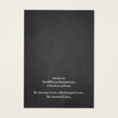 Die Jeweler Display Card, Black Chalk Board verdie (Rückseite)