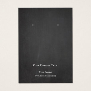 Die Jeweler Display Card, Black Chalk Board verdie