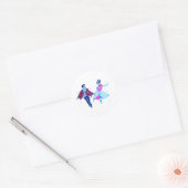 Die Jivers! Runder Aufkleber (Umschlag)