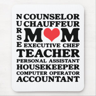 Die Job-der Mutter der Mama der Tag Mousepad
