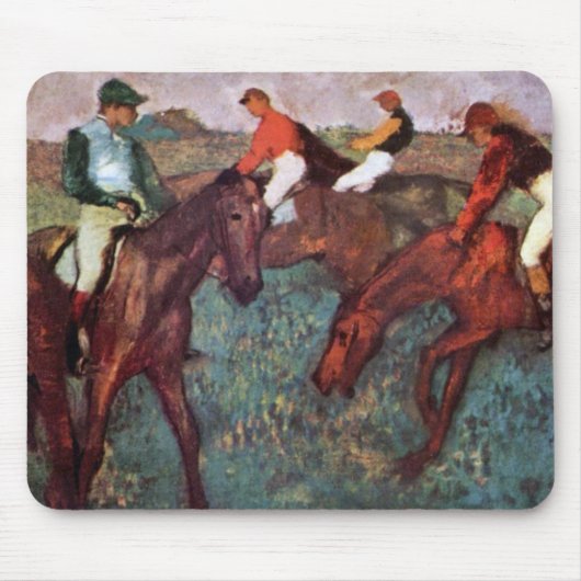 Die Jockeys-Maus-Pad Mousepad (Vorne)