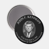 Die JOHN F. KENNEDY Präsidialmünze ............ Magnet (Vorderseite/Rückseite)