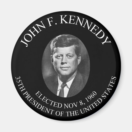 Die JOHN F. KENNEDY Präsidialmünze ............ Magnet (Vorne)
