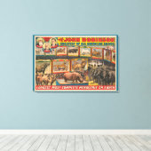 Die John Robinson Größte, die vollständigste Menag Leinwanddruck (Insitu (Holzboden))