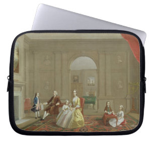 Die John-Speck-Familie, c.1742-43 (Öl auf Laptopschutzhülle