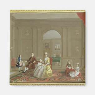 Die John-Speck-Familie, c.1742-43 (Öl auf Magnet