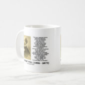 Die John Stuart Mill-Freiheits-Verfolgung besitzen Kaffeetasse (Vorderseite Links)