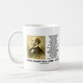 Die John Stuart Mill-Freiheits-Verfolgung besitzen Kaffeetasse (Links)