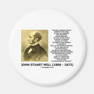 Die John Stuart Mill-Freiheits-Verfolgung besitzen Magnet