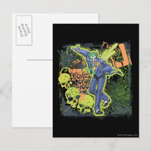 Die Joker Collage Postkarte (Vorne/Hinten)
