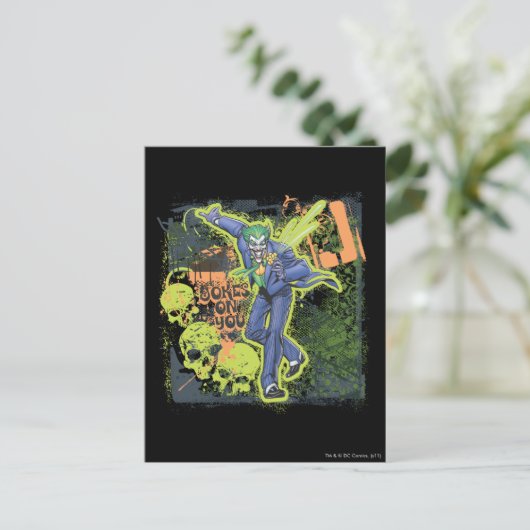 Die Joker Collage Postkarte (Stehend Vorderseite)