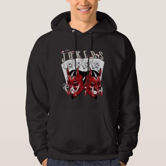 Die Joker wild Hoodie (Vorderseite)