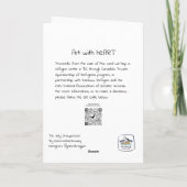 Die Jolly Snowperson Holiday Card Feiertagskarte (Rückseite)