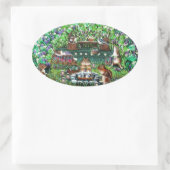 Die Joy of Jam Ovaler Aufkleber (Tasche)