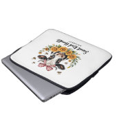 Die Joyfull Strawberry Cow Liebe Classic T-Shi Laptopschutzhülle (Vorne Knopf)