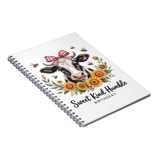 Die Joyfull Strawberry Cow Liebe Classic T-Shi Notizblock (Rechte Seite)