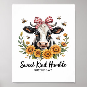 Die Joyfull Strawberry Cow Liebe Classic T-Shi Poster