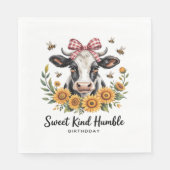 Die Joyfull Strawberry Cow Liebe Classic T-Shi Serviette (Vorderseite)