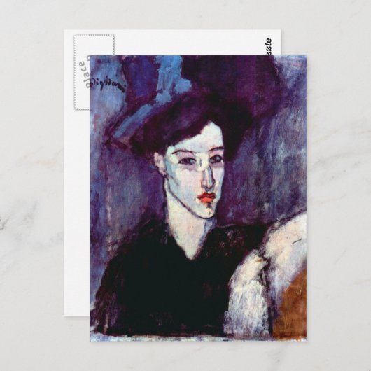 Die Juden von Amedeo Modigliani Postkarte (Vorne/Hinten)