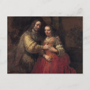 Die jüdische Braut von Rembrandt Postkarte
