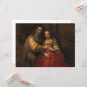 Die jüdische Brücke (von Rembrandt) Karte (Vorderseite/Rückseite Beispiel)