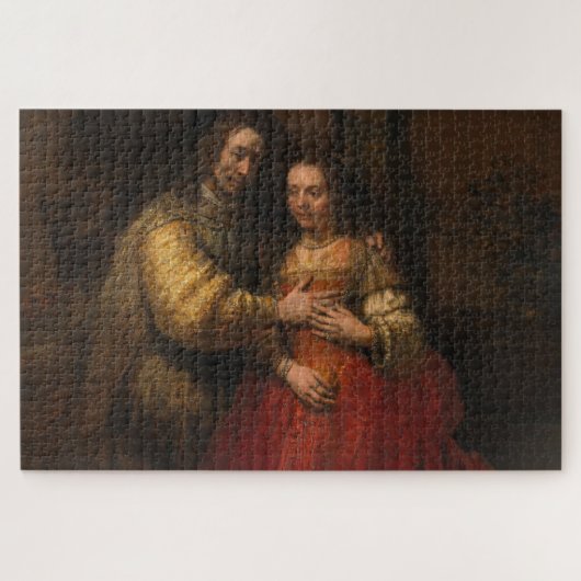 Die jüdische Brücke (von Rembrandt) Puzzle (Horizontal)