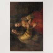 Die jüdische Brücke (von Rembrandt) Puzzle (Vertikal)