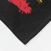 Die jüdische Flagge der Afrikanischen Geschichte 1 Fleecedecke (Ecke)