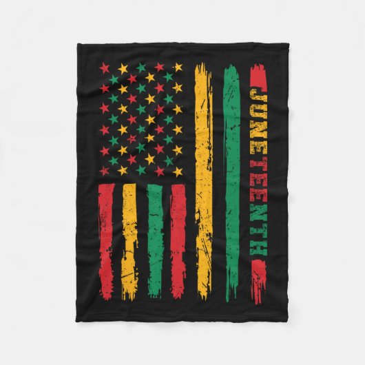 Die jüdische Flagge der Afrikanischen Geschichte 1 Fleecedecke (Vorderseite)