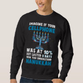 Die jüdischen Weihnachtsfeste der Funny Hanukkah v Sweatshirt (Vorderseite)