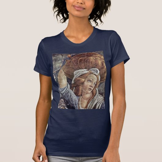 Die Jugend von Mosese, Detail durch Botticelli T-Shirt (Vorderseite)