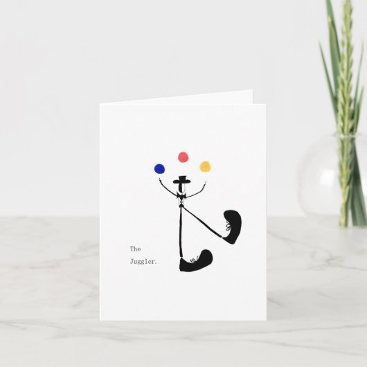 Die Juggler-Karte Karte (Vorderseite)