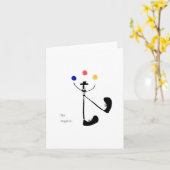 Die Juggler-Karte Karte (Gelbe Blume)