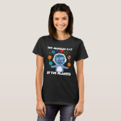 Die Juggler-Katze der Planeten T-Shirt (Vorne ganz)