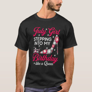 Die Jul Girl tritt in meinen Geburtstag ein wie ei T-Shirt