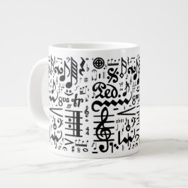 Die Jumbo-Tasse der Musikalischen Symbole