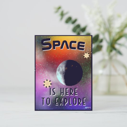 Die Junction Card Nr. 53 Space ist hier, um sie zu Postkarte (Stehend Vorderseite)