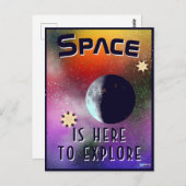 Die Junction Card Nr. 53 Space ist hier, um sie zu Postkarte (Vorne/Hinten)