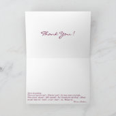 Die Junction-Karte Dankeskarte (Innenseite)