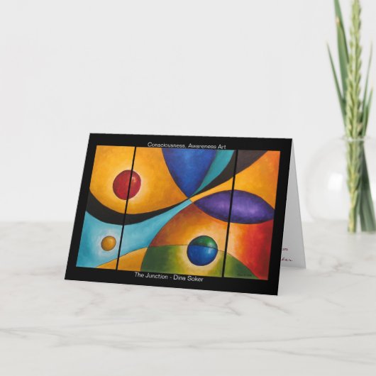 Die Junction-Karte Dankeskarte (Vorderseite)