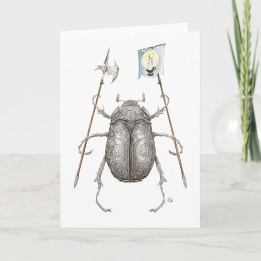 Die Junebug Ritter-Raum-Gruß-Karten Karte (Vorderseite)